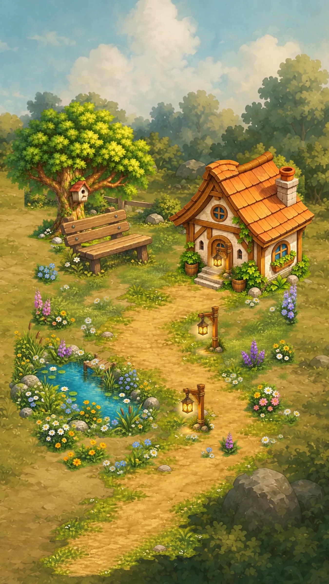 Fully restored Lifegame meadow